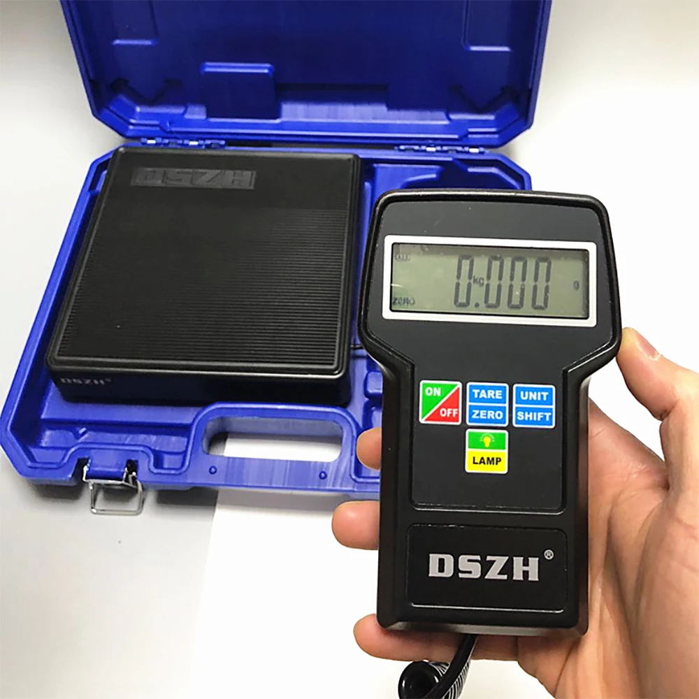 

Portable High-Precision Refrigerant Quantitative Filling Electronic Scale RCS-7040 Weighing Refrigeration Fluoride Adding