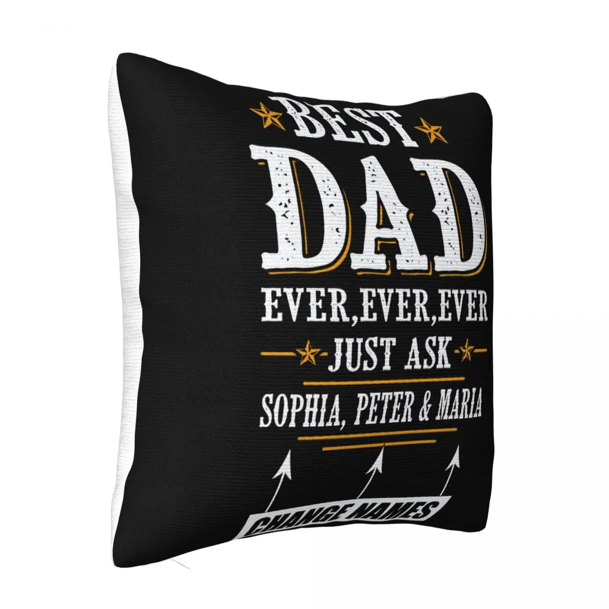 Custom Names Father Day Gift Best Dad Custom Names Unique Father Gift Summer Pillow Case