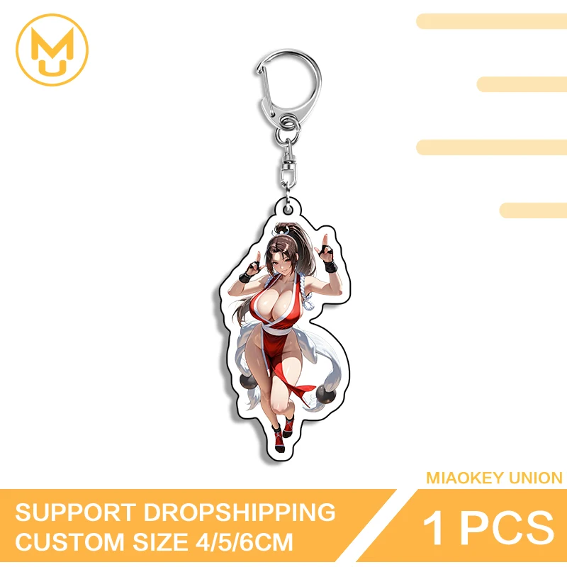 Llavero de Mai Shiranui, Bolsos, Carteras, Accesorios de Joyería, Artículo Gratuito, Waifu Sin Censura, Famosos en Tiki, Regreso a Clases