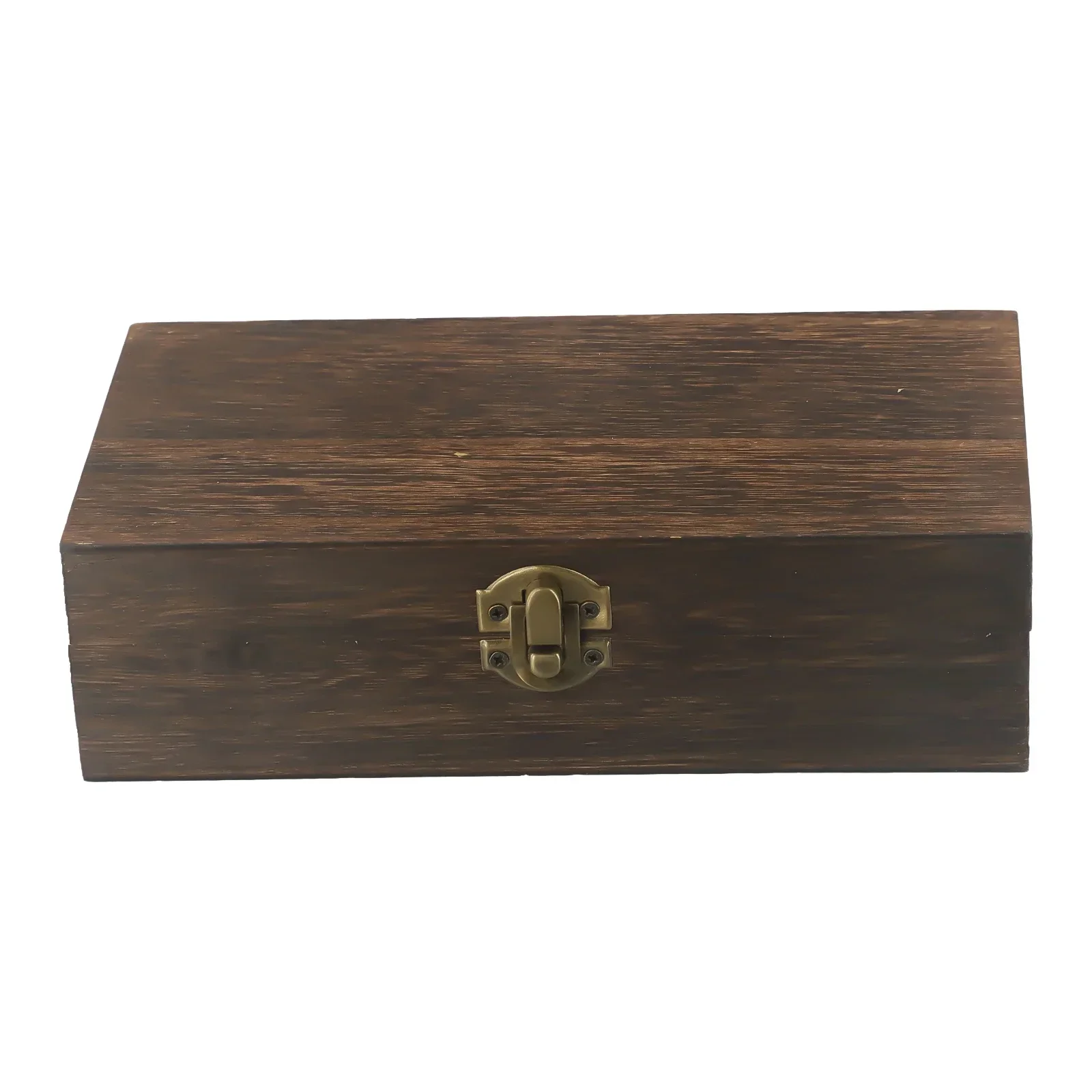 

Retro Wooden Storage Box Plain Wood With Lid DHinged Boxes Gifts Packing Jewelry Case Box Home Sundries Storage Boxes Decoration