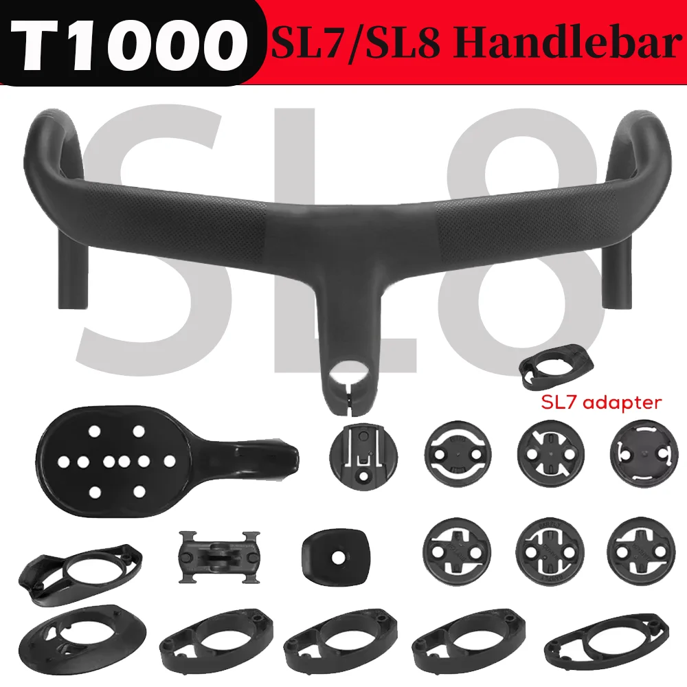

T1000 Suitable for TarmacSl7/Sl8 Frame Full carbon road cycling handlebar Internal road integrated handlebar include SL7 adapter