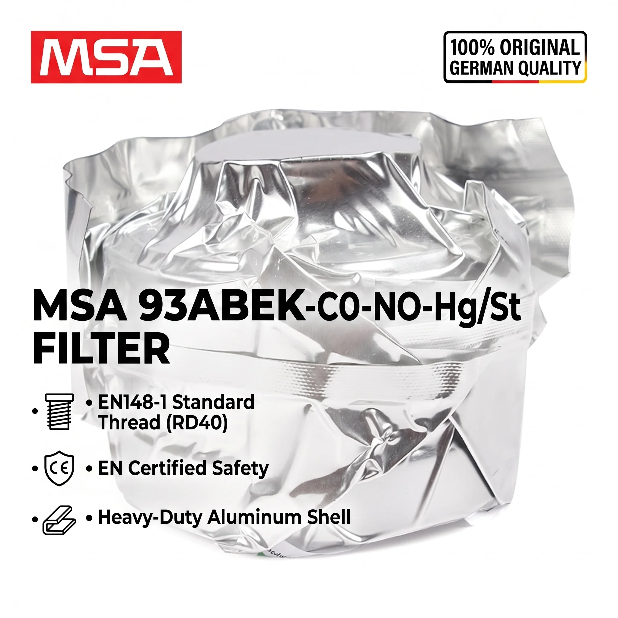 Original MSA Multi-Gas Filter Canister RD40 Thread EN CE Certified Respirator Cartridge Industrial Chemical Protection