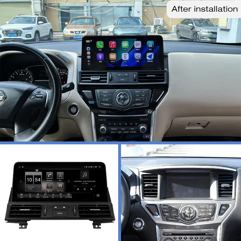 COHO For Nissan Pathfinder 2012-2019 CarPlay Android Auto Android 15 QLED Octa Core 8+256G Car Multimedia Player Stereo Radio