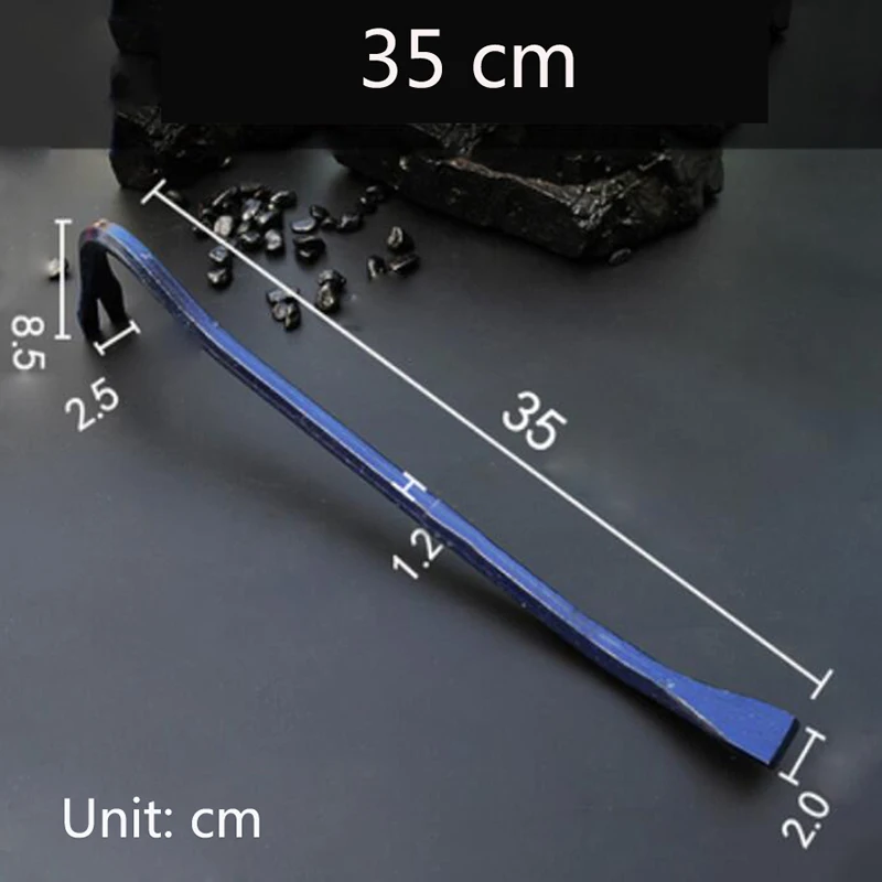 Heavy Duty Crowbar Strike Cap, Extrator de Unhas Formão, Ferramenta de Reparo do Carro, Removedor, Ferramentas Manuais de Remoção, Pry Bar, 25 cm, 35 cm, 45cm