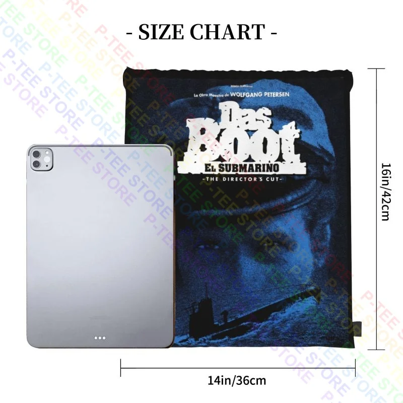 Das Boot 1981 German U Boat Bluray Cover Drawstring Bags Gym Bag Gym Schoolbag Storage Bag Bags For Travel