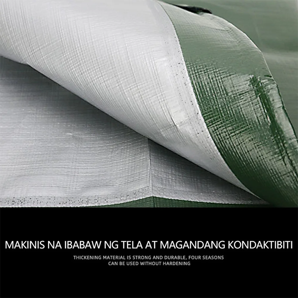 Capa de lona multiuso à prova d'água, capa de lona para todos os fins, protetor solar, resistente, 6x1 0/10x1 3/13x16 pés de espessura, capa de lona poli