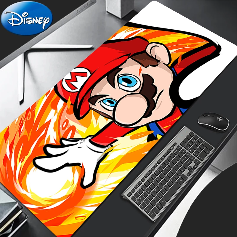Alas Mouse Gamer PC Kantor HD Print Anime Mousepad Laptop Kartun Super Lucu M-marioes Alas Meja Aksesori Gaming Alas Keyboard