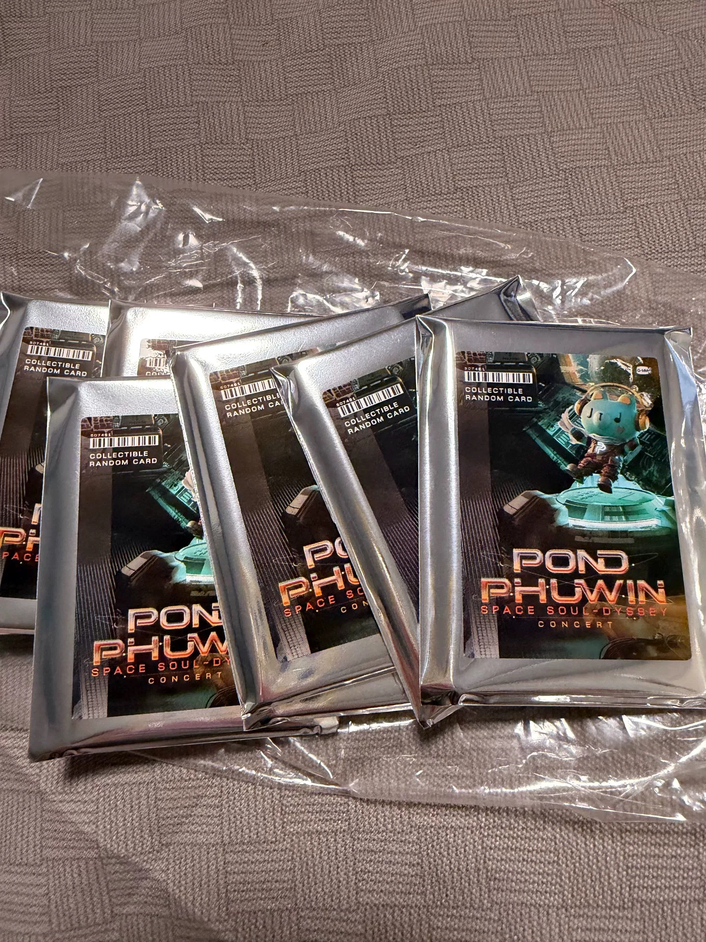 In Stock Official Gmmtv Thai Star Pondphuwin We Are Fish Upon The Sky Space Soul-Dyssey Concert Backpack Collectile Card
