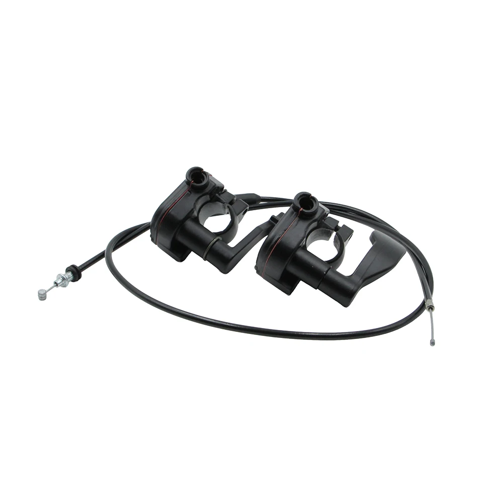 Motorcycle 22mm Throttle Lever Thumb Controller Accelerator Throttle Cable Assembly For 50cc-150cc ATV Quad Dirt Bike Universal