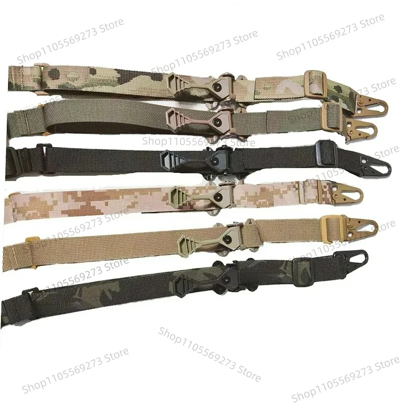 2 Point Adjustable Tactical Sling Strap Outdoor Sports Rifle Gun Accessories