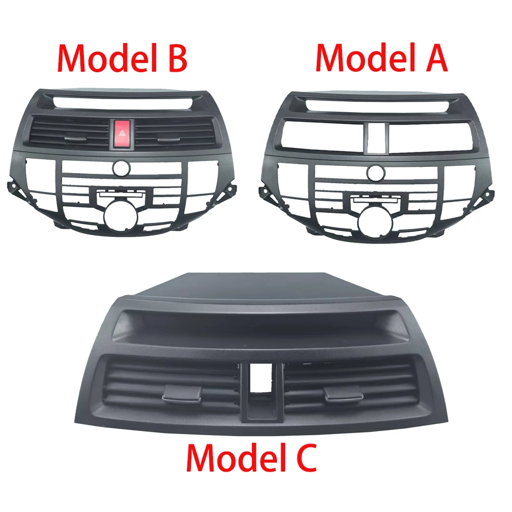 Y For to Accord 2011-2013 Crosstour  Center console air outlet frame Radio panel frame Air conditioning control panel frame