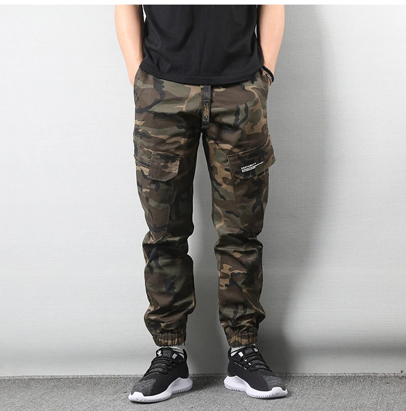 Camouflage Summer Pants Men Casual Streetwear Pants Male Outdoor Hiking Tactical Army SweatPants Jogging Cargo Pants