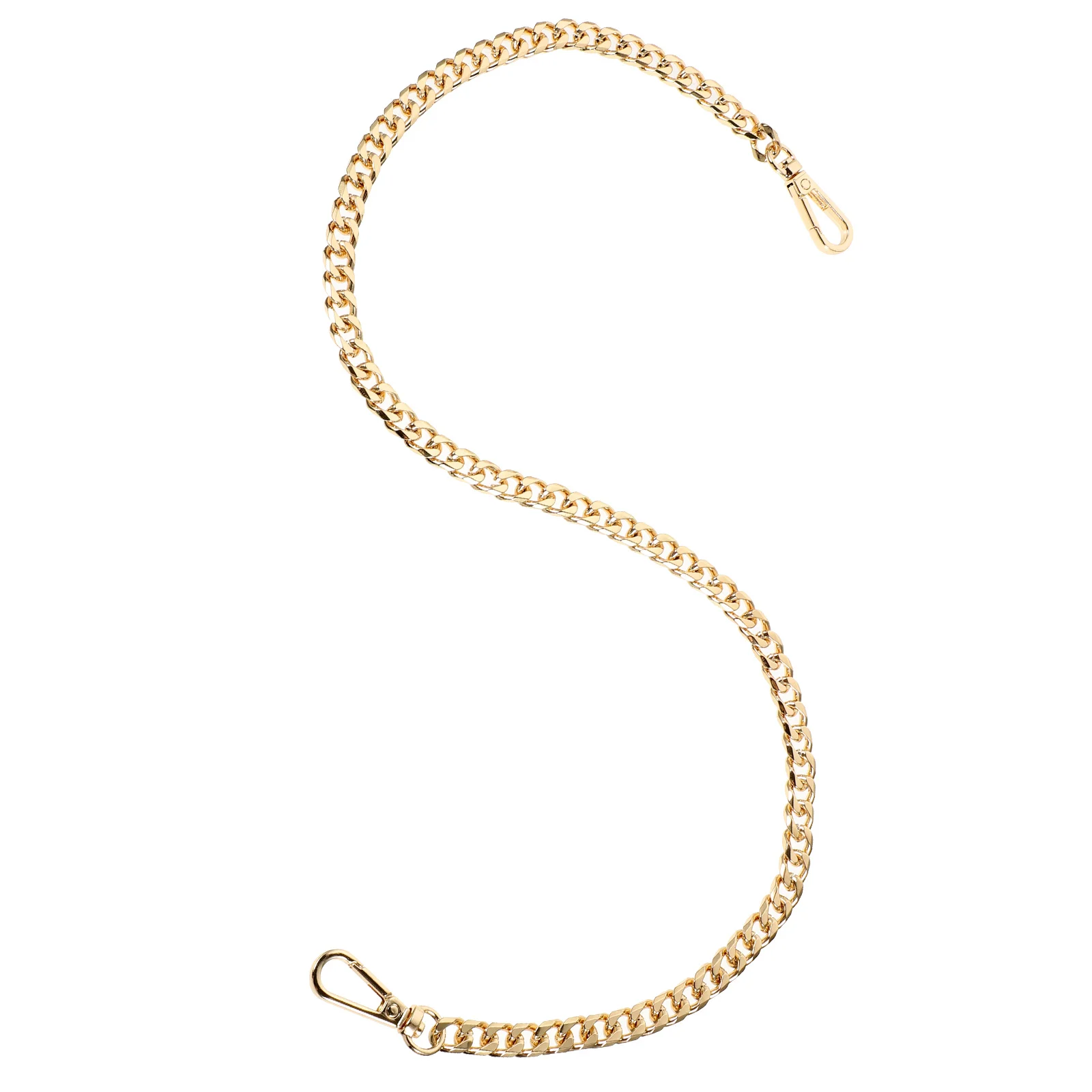 Metalen platte ketting Handtas Crossbody Vervangingsriem Delicate lichtgewicht gouden decoratie voor dagelijks gebruik Tasketting