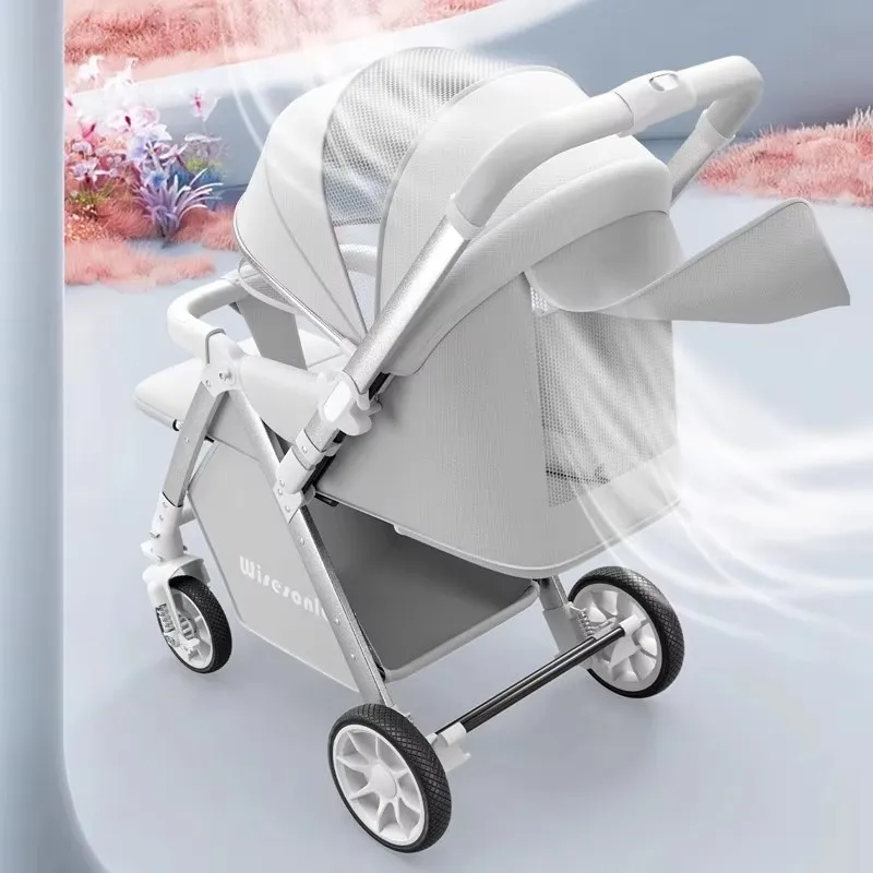 Immagine 5: Passeggino leggero per neonati, reversibile, facile da piegare, il trucco perfetto per i genitori.