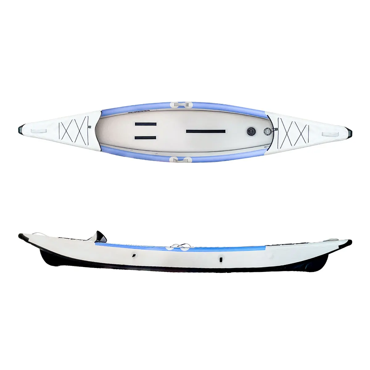 Favorite New Design Custom 2-Person Foldable Light Drop-Stitch Plastic Fishing Inflatable Kayak 3.1-4m for Lakes & Rivers - view 3