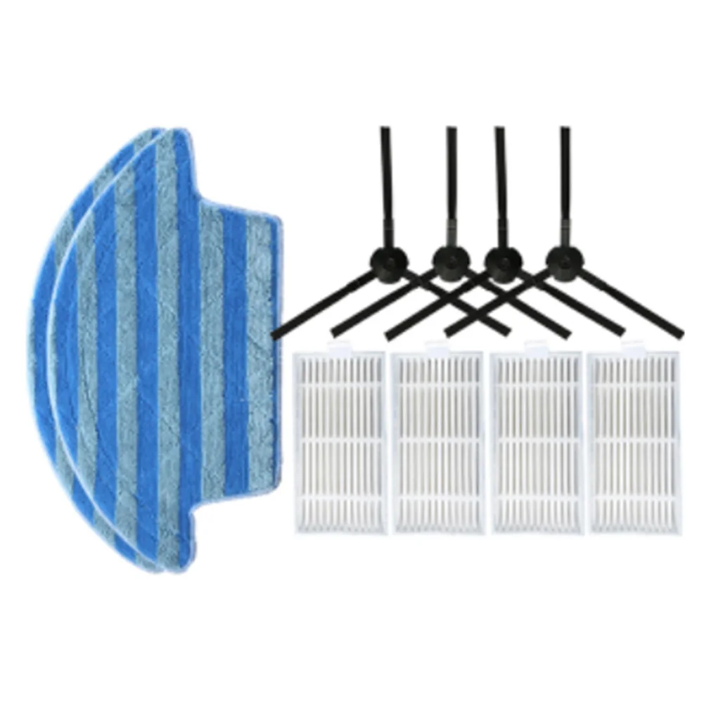 Seiten bürste Mop Lappen Hepa Filter für v55 Pro Roboter Staubsauger Ersatzteile