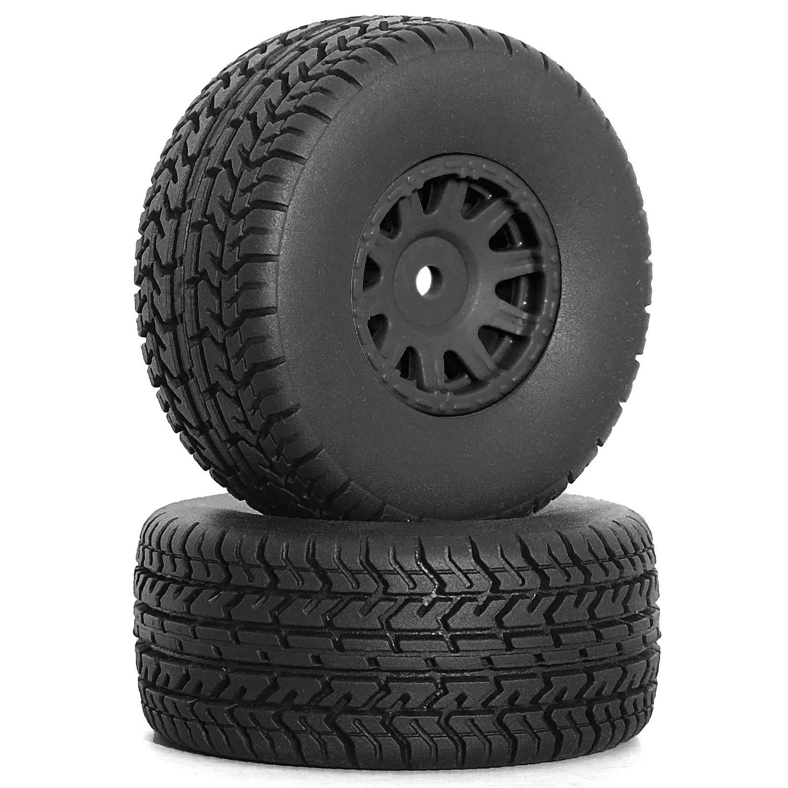 

4x RC Tires with Wheel Rim Easy to Install Spare Parts DIY Modified for