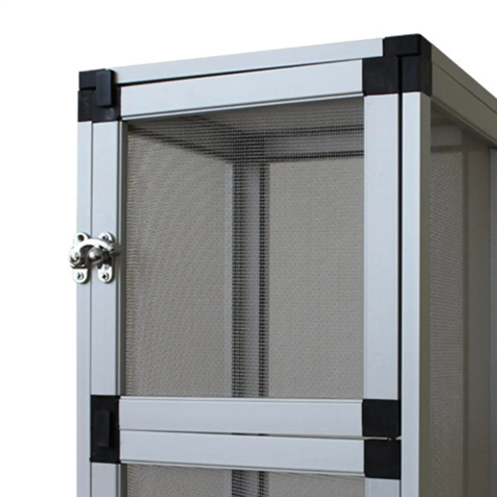 Reptile Cage Breeding Box Butterflies Spiders Transport Pet Reptiles Habitat Silver