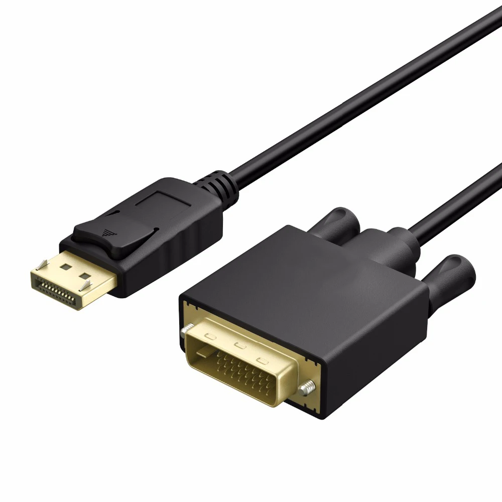 DisplayPort DP Male to DVI Male 24+1 Single Link Video Cable for DVI monitor 6ft 1.8m