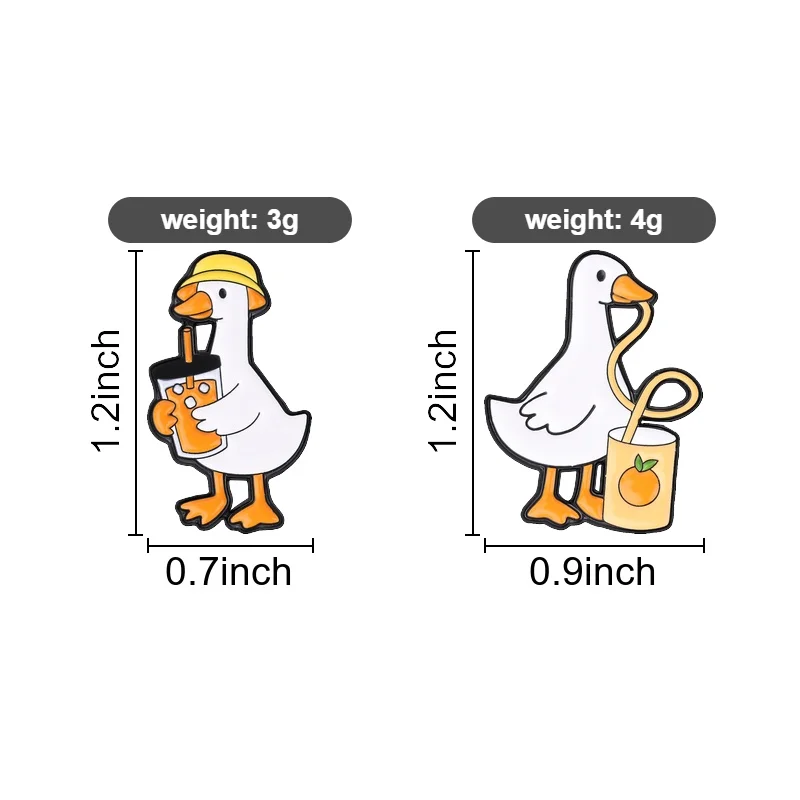 13style Cartoon Lustige Meme Emaille-Pins, Coding-Küken-Broschen, Erdbeer-Domo-Gans-Frosch-Abzeichen, Tier-Schmuck, Entwickler-Geschenk – Detail 1