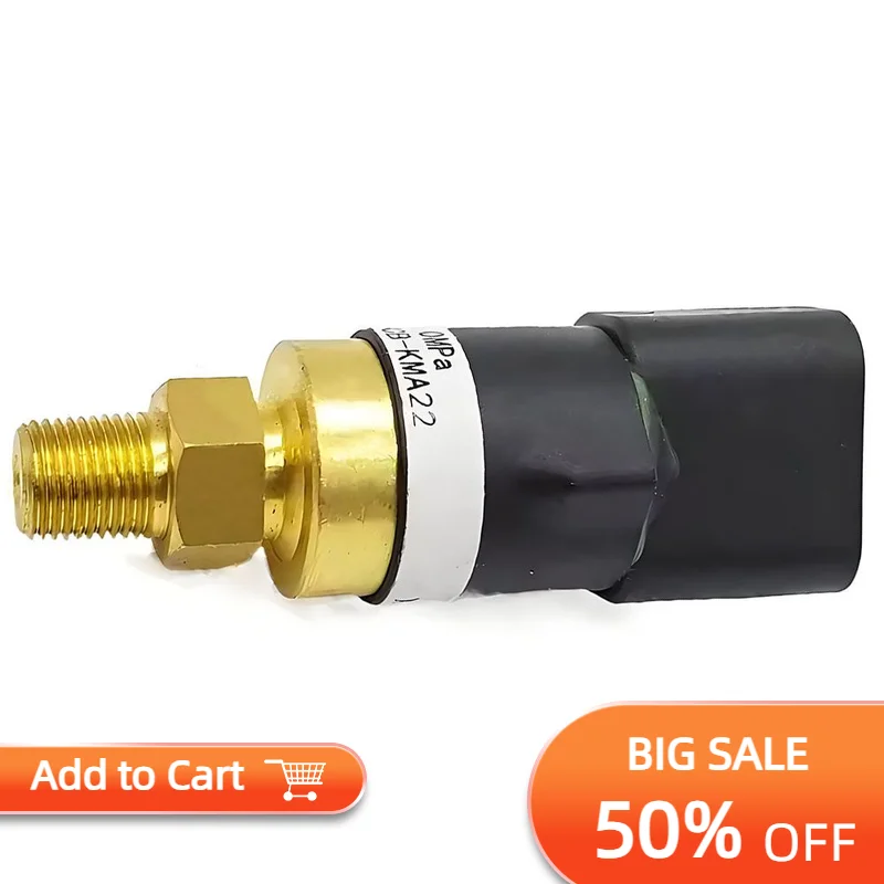 

Suitable Fits Kato Excavator Hd520 Hd700 Hd820 Hd1430 Pressure Switch Sensor Parts 22f-06-33430 22f0633430 Spare