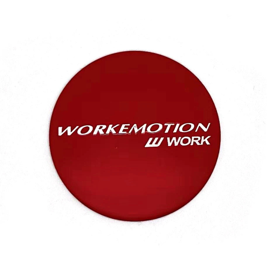 4PCS/Lot 45mm 56mm Car Wheel Center Cap Emblem Sticker For Work EMOTION Wheel LOGO Hub Cap Sticker
