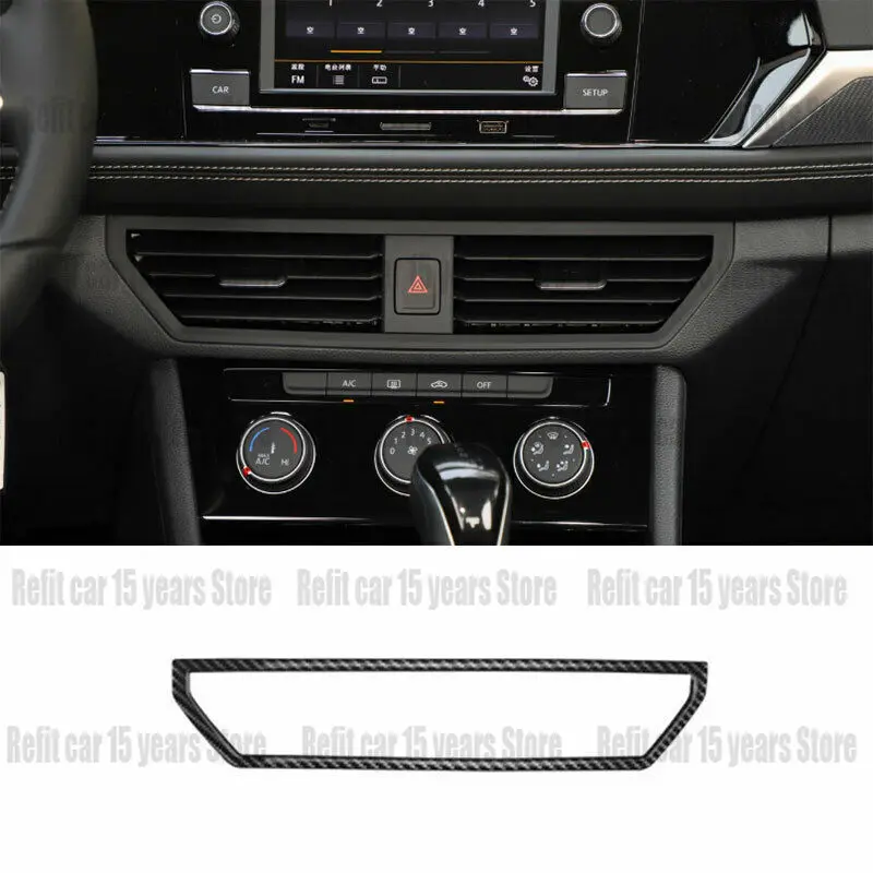 

Консоль из углеродного волокна для Volkswagen Jetta Mk7 2019 2020 2021 2022