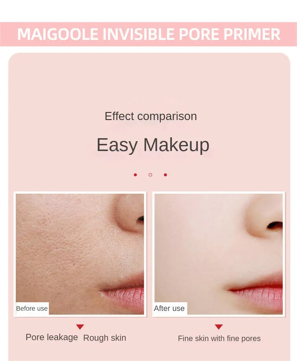 Invisible Pore Primer Stick Pore Eraser Waterproof Face Primer Makeup Base Oil-control Smooth Fine Lines Isolation Makeup Primer