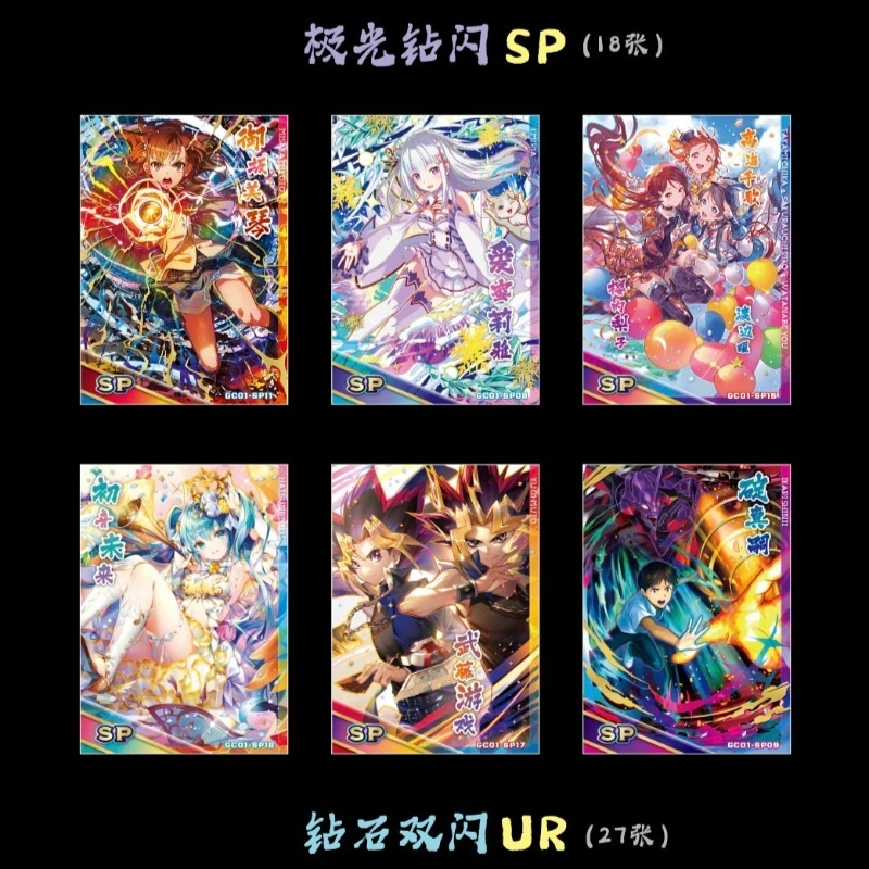 Card Fun Genuine Divine Manga Tu Jian Cards Sakura Kinomoto Collection Card Rare Asuka Langley Anime Peripheral Gift Toys