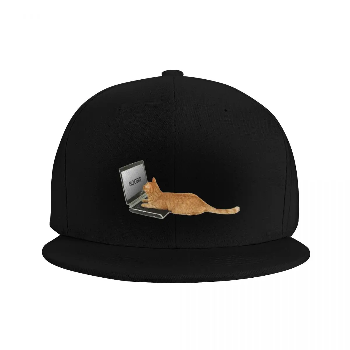 Laptop Cat BOOBS Baseball Cap Hat Baseball Cap Hat Man For The Sun Ball Cap custom Hat For Girls Men's