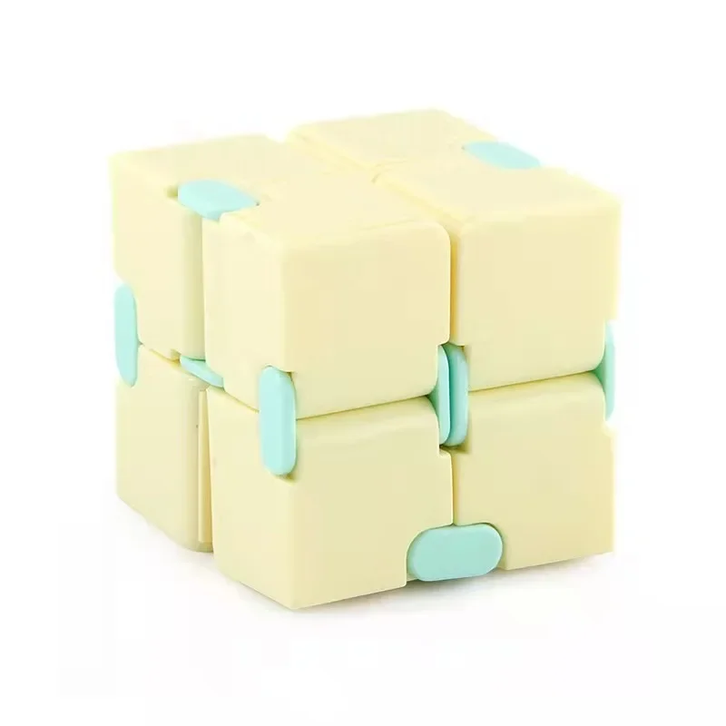 Para diversión, cubo mágico infinito para niños y adultos, autismo, alivio del estrés, divertido juego de mano, laberinto de cuatro esquinas, juguetes de descompresión