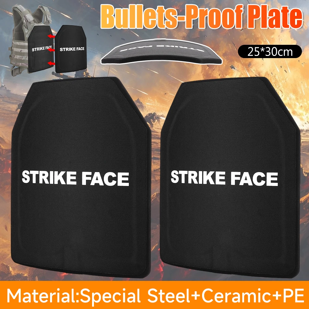 防弾プレート 10x12インチ 軽量戦術用 NIJレベルIII-A UHMWPE 防弾プレート レベル3A バックパックアーマーパネル ボディアーマー