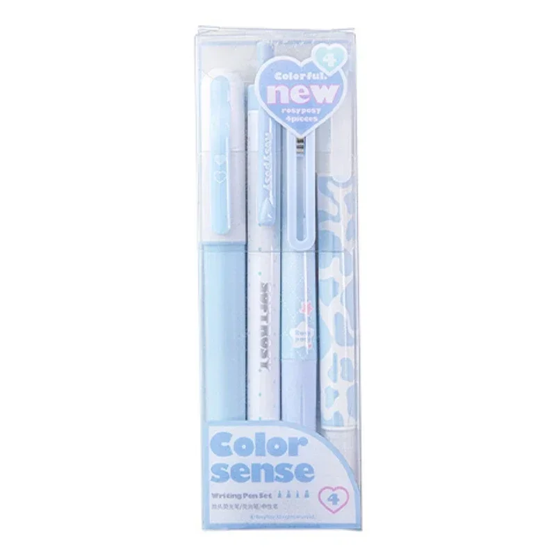 Imagem -05 - Multicolor Imprensa Gel Pen Highlighter Grupo Quick Dry Papelaria Criativa Faça Você Mesmo Suprimentos Estudante Pcs por Conjunto