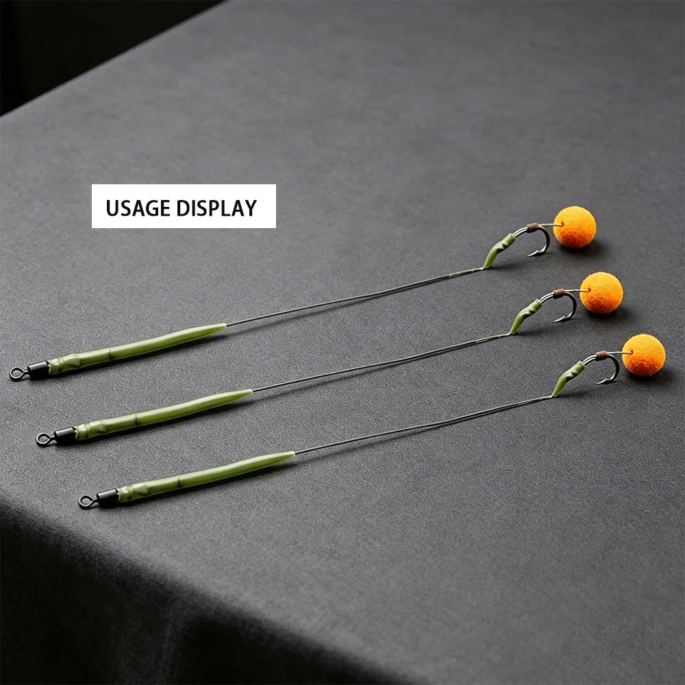 10 m Karpfen Angelschnur 8 Strang Geflochtene Beschichtete Hooklink Weiche Geflecht Linie Für Haar Karpfen Rigging Zubehör Tackle 15LB/25LB/35LB – Detail 5