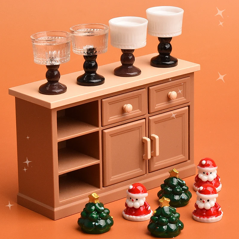 10 Uds casa de muñecas en miniatura Kawaii lindo Diy uso diario taza de helado juego casa de muñecas Miniaturas accesorios de decoración del hogar juguete