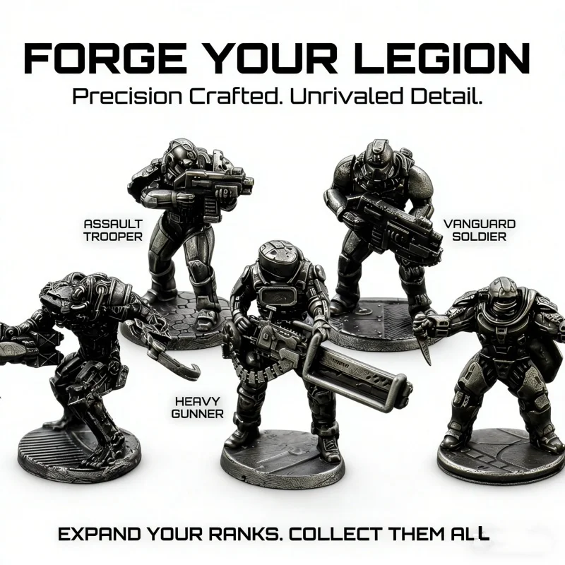 

Vintage Mecha Soldier Model Solid White Copper Figurine Future World Desktop Game Toy Decoration