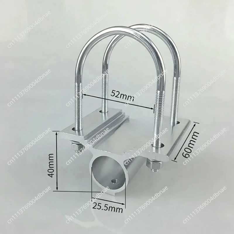For Fiberglass Antennas Diameter 25.5mm Double Clamp Antenna Mount Pole Bracket Antenna Fixed Bracket Pole Mount U-bolt Clamp