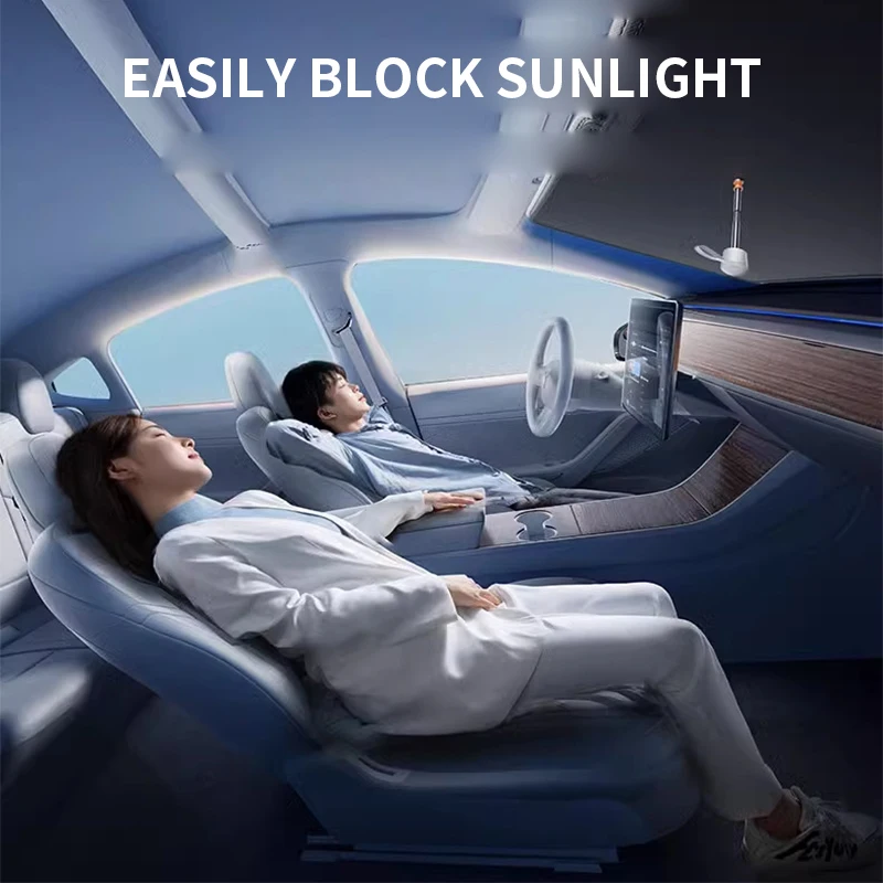 

Car sunshade front sunshade curtain sun protection heat insulation car windshield cover 125x65CM