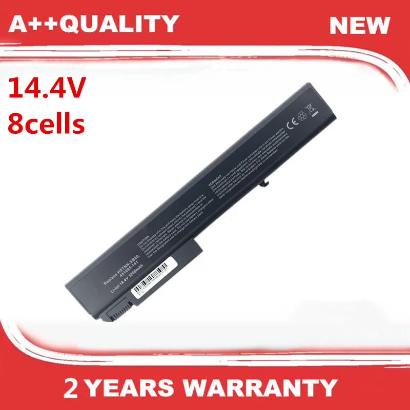 14.4V 8cells Laptop Battery for HP EliteBook 8530p 8530w 8540p 8540w 8730p 8730w 8740w HSTNN-LB60/OB60/XB60 KU533AA 458274-421