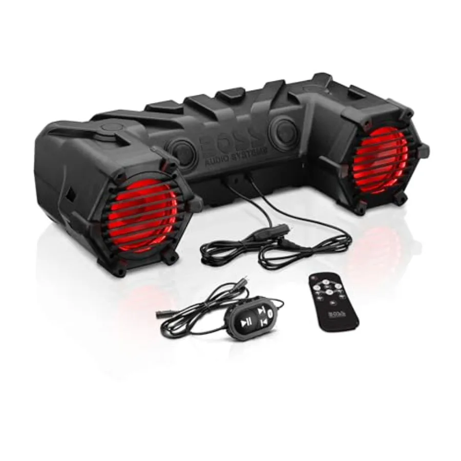 

ATV30BRGB ATV Speaker System with 6.5 Inch Speakers and 1 Inch Tweeters Built-in Amplifier for High-Quality Sound Wireless Blue