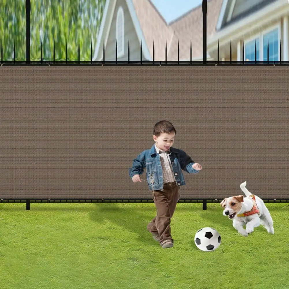 Cubierta de valla para pantalla de privacidad de balcón, protección UV resistente a la intemperie, barandilla para apartamentos, bloque de viento, red parasol, 1/2x5M