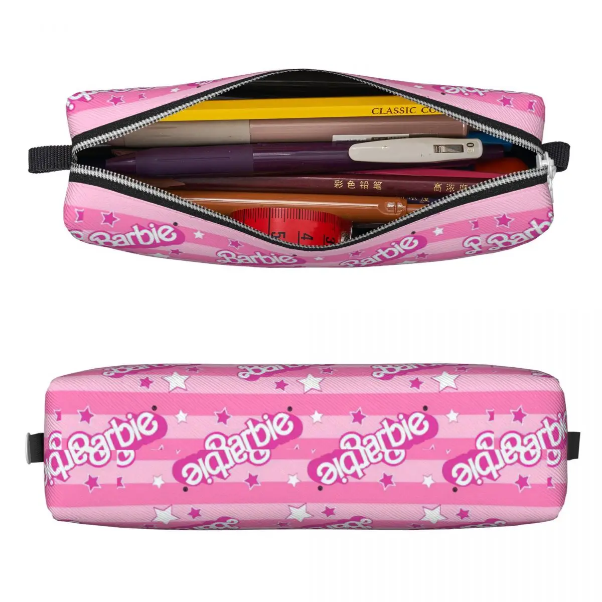 Astucci rosa adorabili simpatici portapenne Barbi borse per bambini pencilcase cosmetiche per ufficio di grande capacità