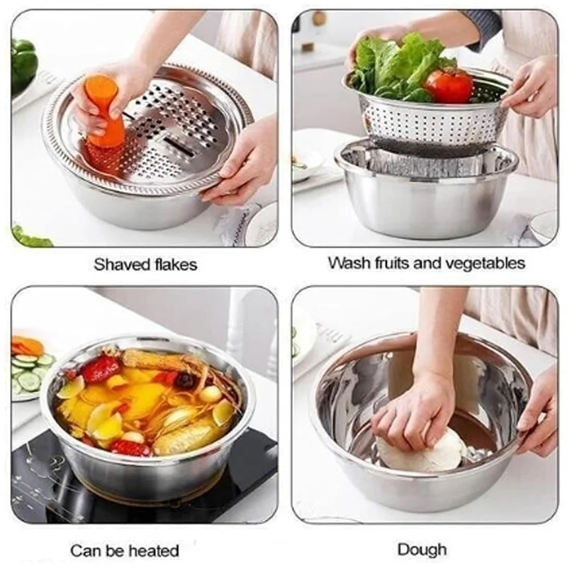 

BYBS-Многофункциональная сливная корзина из нержавеющей стали для раковины из нержавеющей стали, подходящая для кухонной сливной раковины