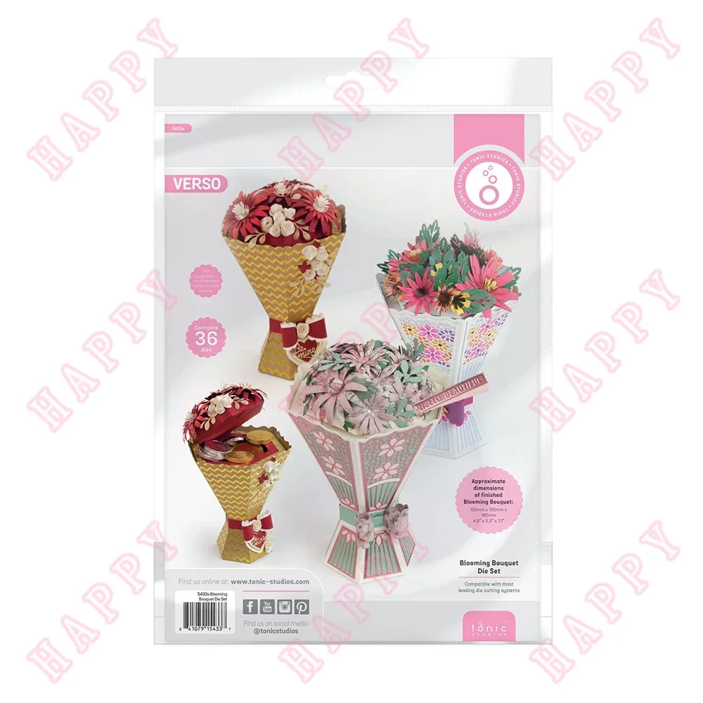 

Blooming Bouquet Die Set Metal Craft Cutting Dies Scrapbooking Paper Diary Decoration Manual Handmade For Embossing New Arrival