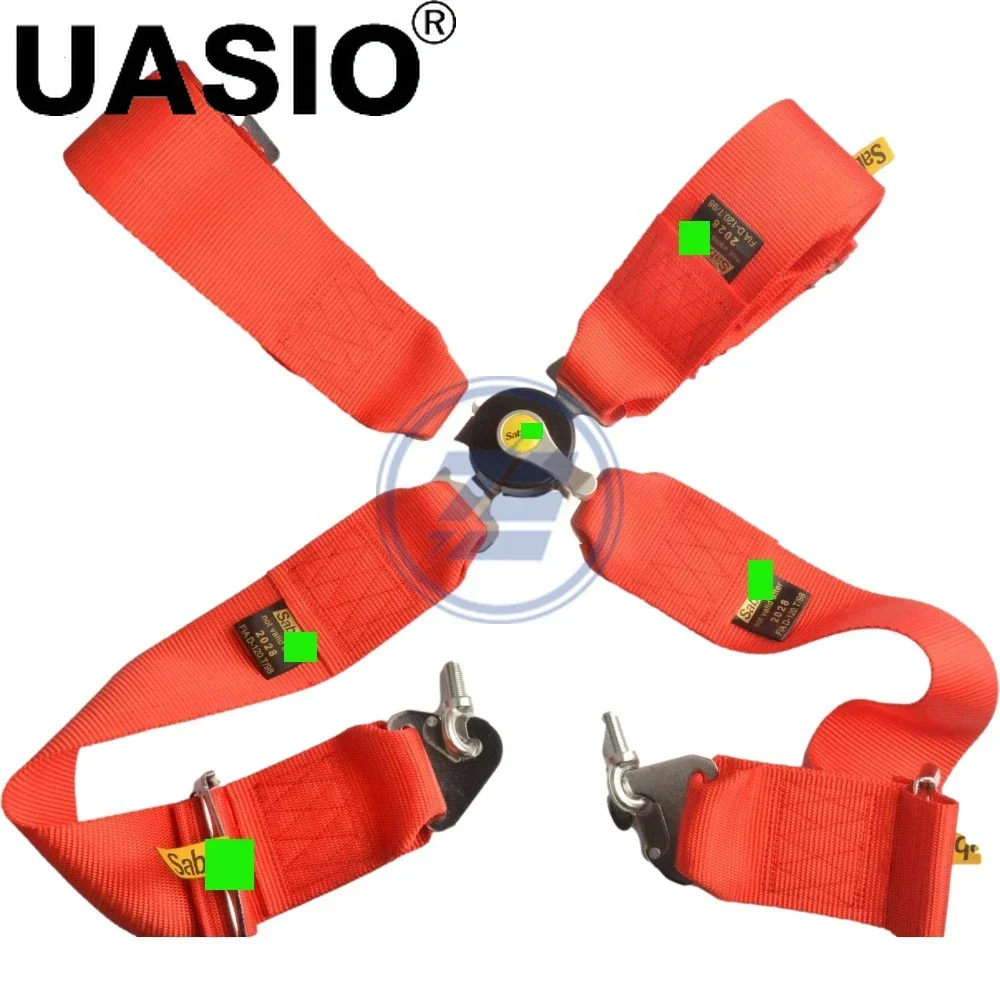 Universal Snap-In 3 Inch 4 Point Racing Harness Safety Seat Belt with Camlock Quick Release for Car with Cutomize Logo OM SP SAB