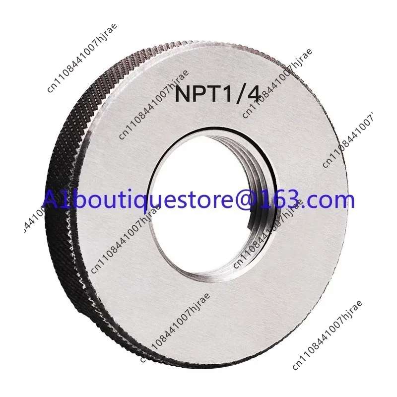 Taper Thread Plug Ring Gauge GO NO GO Limit Gauge NPT PT RC Pipe Thread Detection Measuring Tool