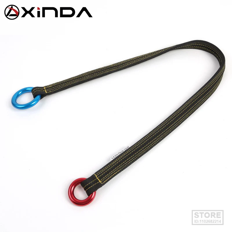 Xinda Outdoor Tree Climbing Loop Garden Anchorage Outreach Activities Climbing Tree Sling Link Bark Protector Camping Equipment