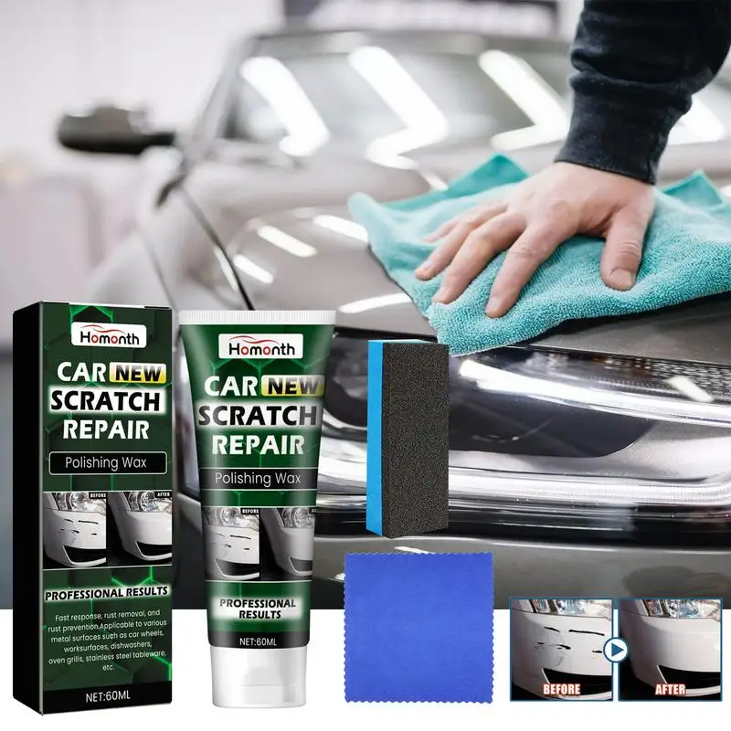 Car Detailing Repair Kit 100ml Ceramic Car Coating Agent Car Scratch Removal Auto Scratch Eraser Polishing Paint Grinding Cream