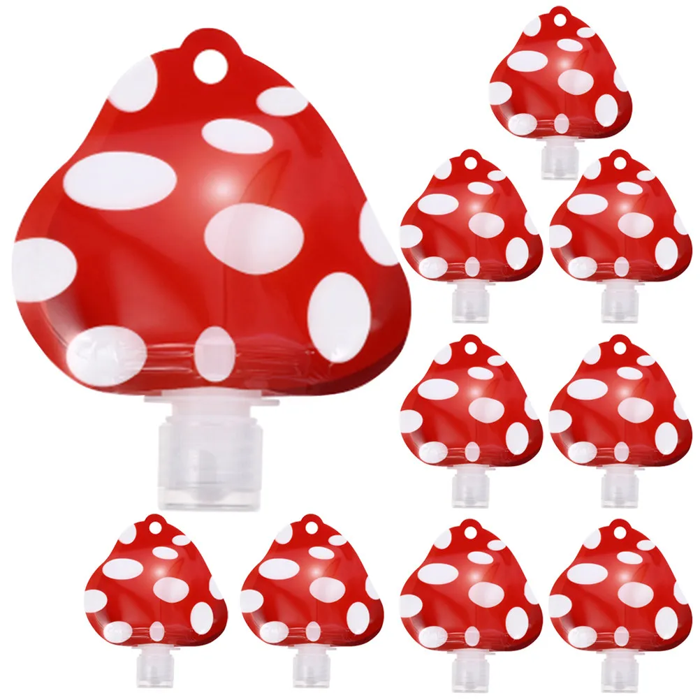 

10Pcs Travel Lotion Bottles Leak-Proof Portable Squeeze Containers for Toiletries Makeup Sub Packing Lightweight Compact Design