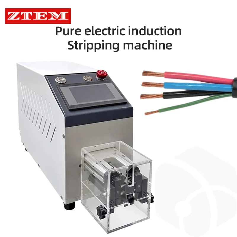 Ztem Cable Stripping Machine Sheathed Wire Harness Multi-layer Shielded Wire Semi-automatic Medical Automobile Wire Rotary